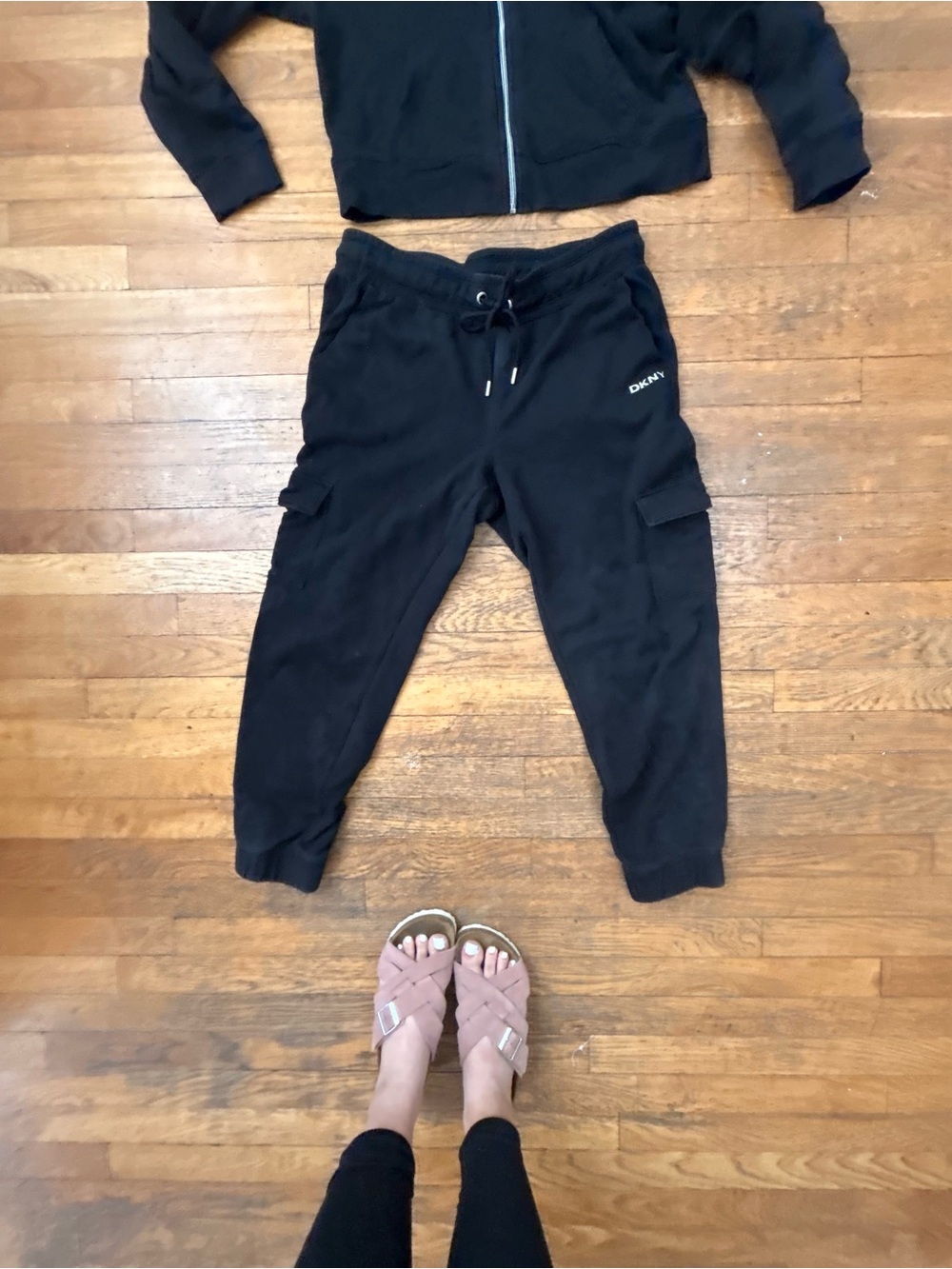 DKNY Black track suit size medium - Picture 5 of 7